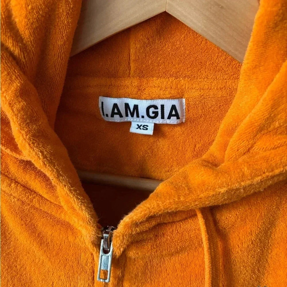 I AM GIA Tracksuit Set Burnt Orange Women’s Size XS/S Y2K - Picture 7 of 14
